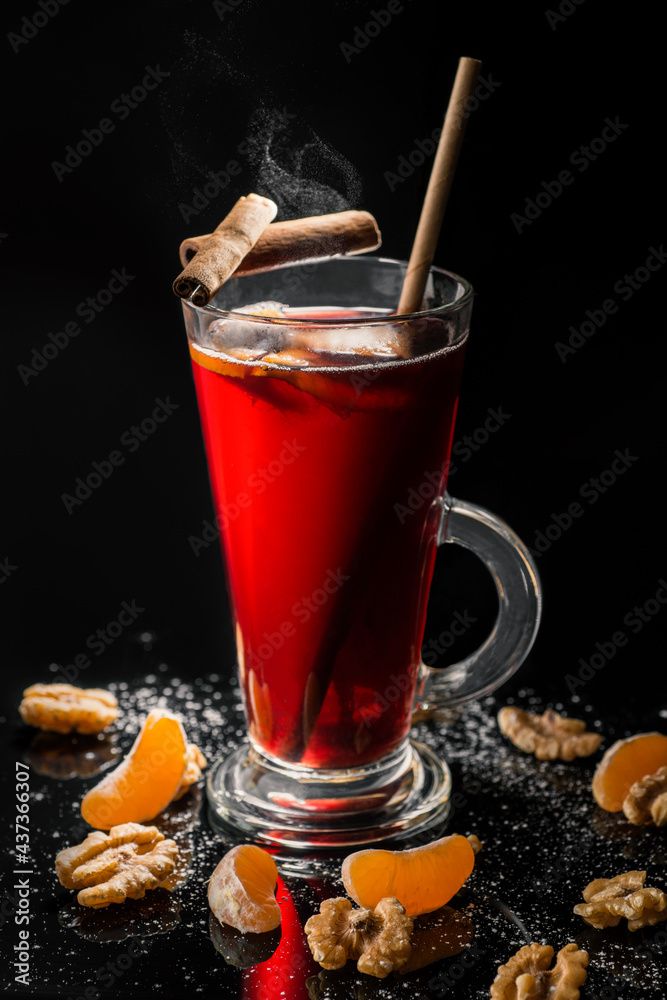 mulled wine with spices mulled wine with spices