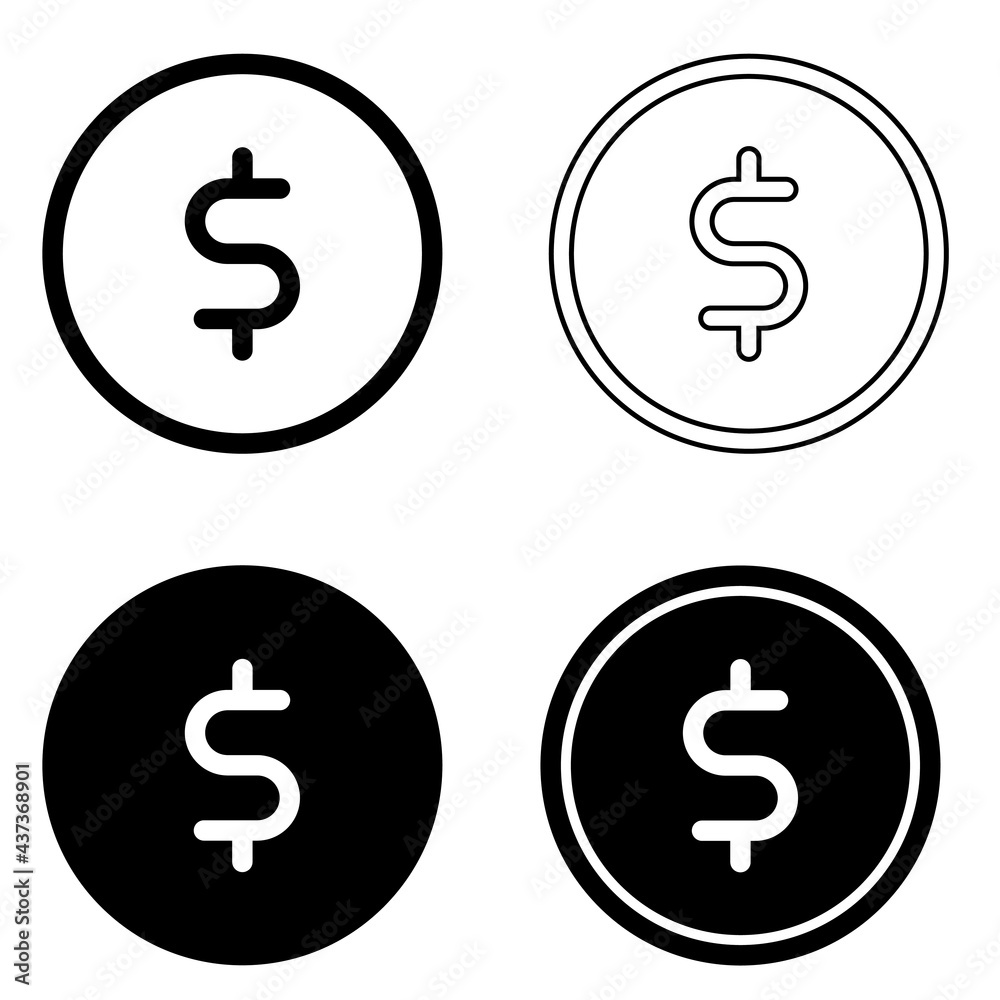 Money icon vector set. finance illustration sign collection. banking symbol. Money icon vector set. finance illustration sign collection. banking symbol.