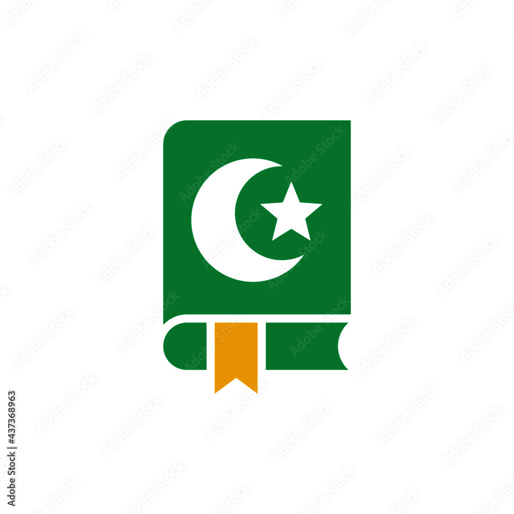 Quran, hadist icon in color icon, isolated on white background Quran, hadist icon in color icon, isolated on white background