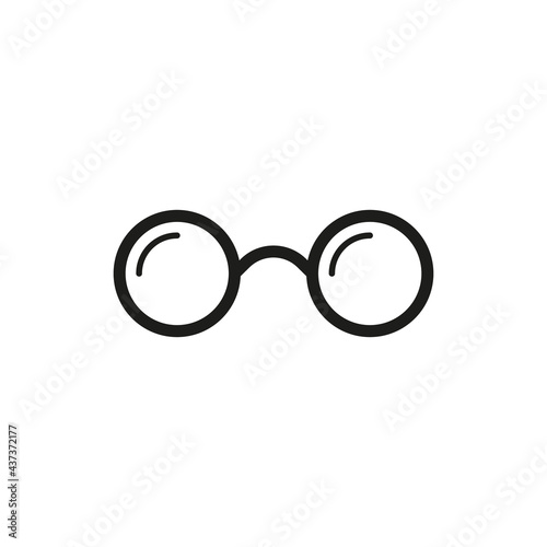 Glasses icon for web and mobile UI design, fashion and style apps.