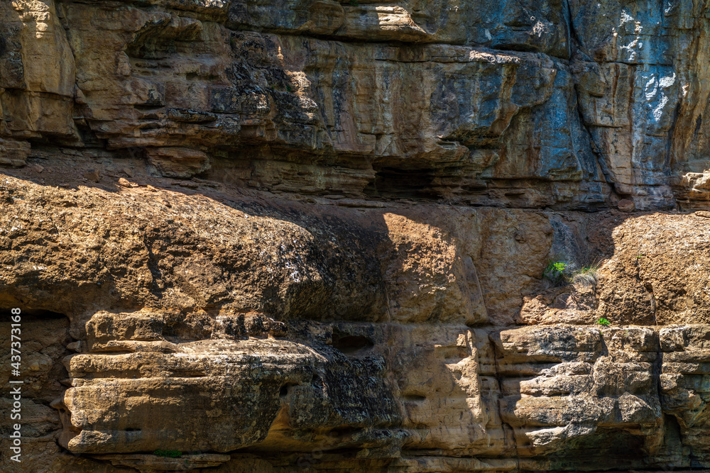 Fototapeta premium Rock layers in nature reserve