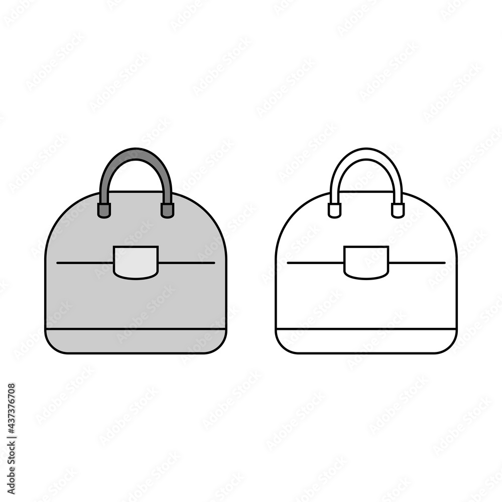 Bag icon handbag vector illustration. Bag icon handbag vector illustration.