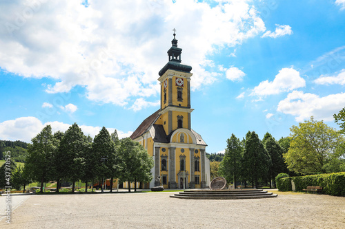 Canvas Print Stiftskirche Waldhausen im Strudengau