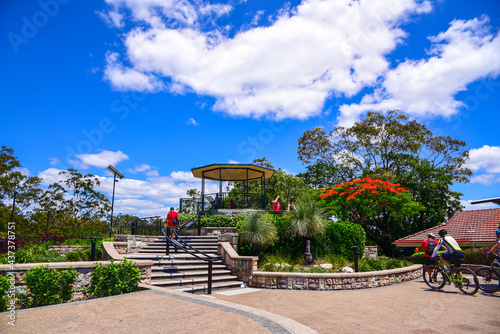 Fototapeta Naklejka Na Ścianę i Meble -  An amazing view of Mount Coot-Tha Summit Lookout, Brisbane, Australia