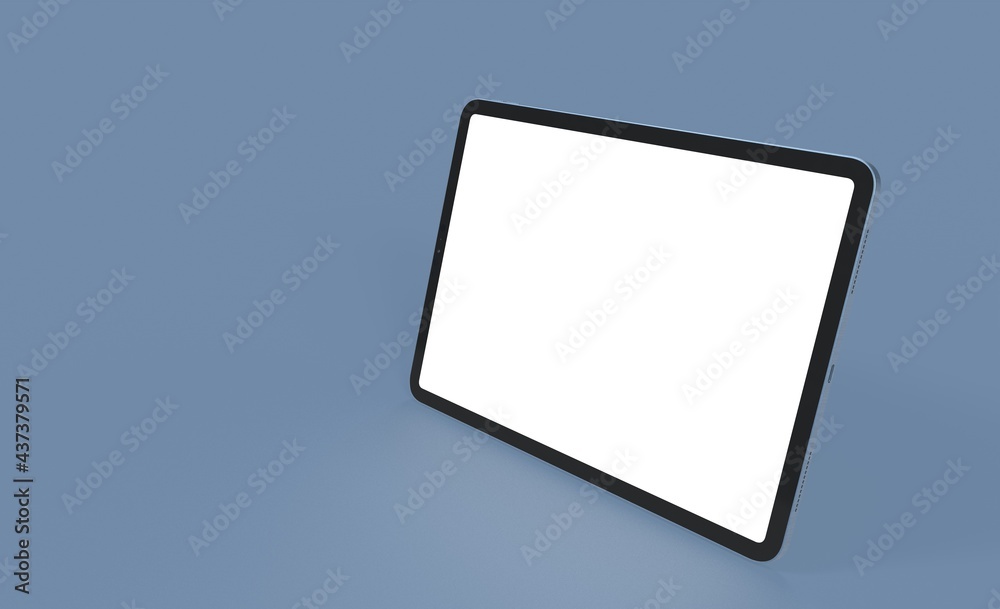 Tablet pc computer with blank screen 3d Tablet pc computer with blank screen 3d