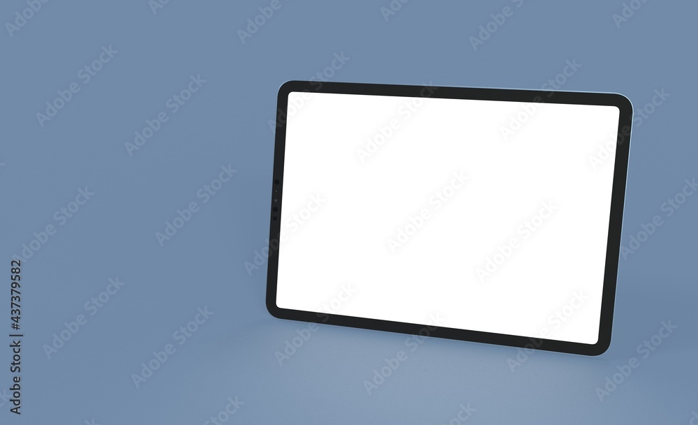 Tablet pc computer with blank screen 3d Tablet pc computer with blank screen 3d