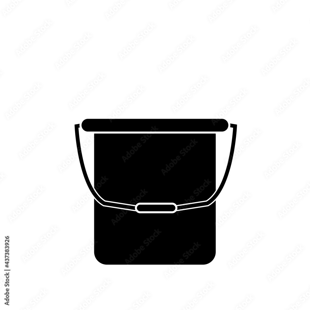 Bucket icon trendy design template Bucket icon trendy design template