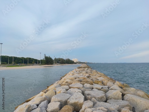 pier in the sea