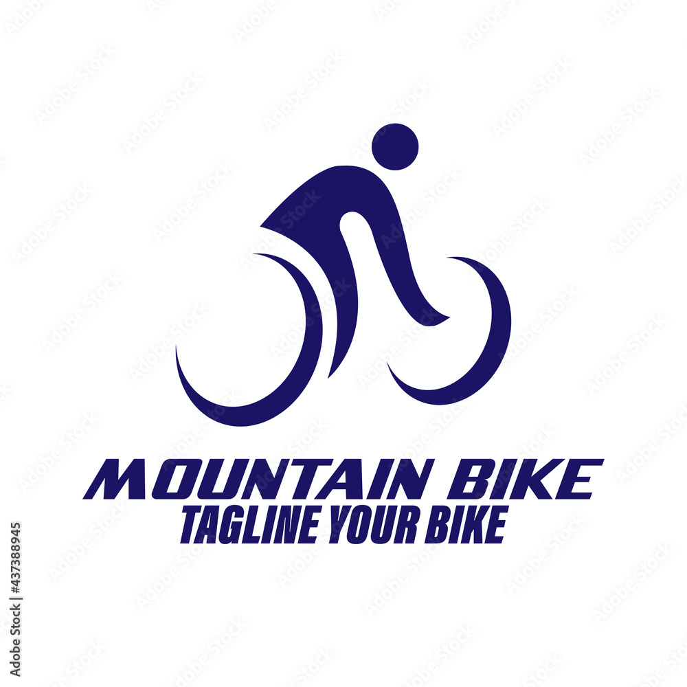 Fototapeta premium bicycle design logo vector