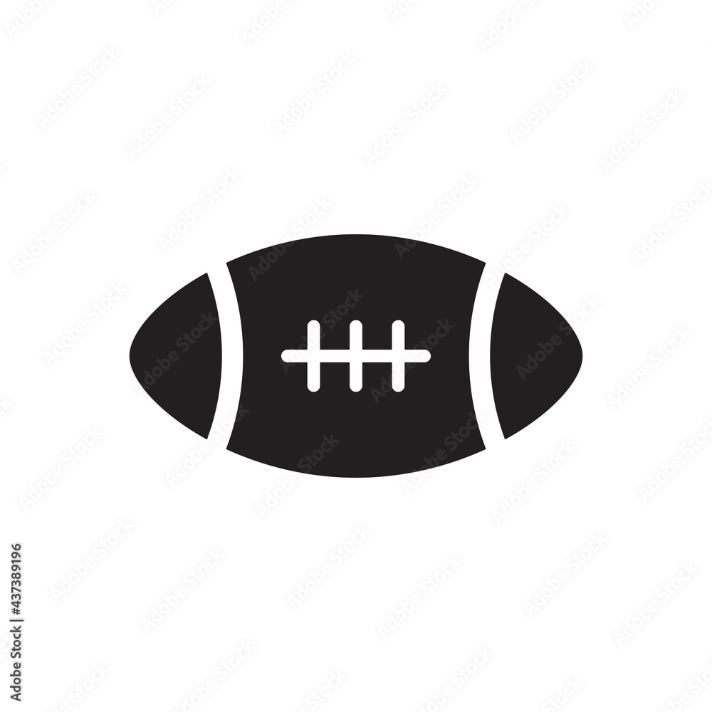 American Football logo vector icon American Football logo vector icon