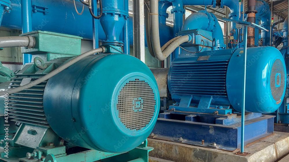 Electric motor factory equipment. Electric motor factory equipment.