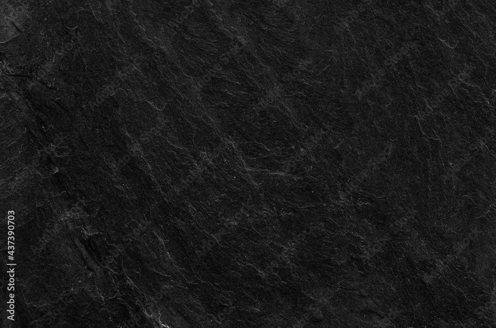 Obraz premium Black lined marble stone texture background