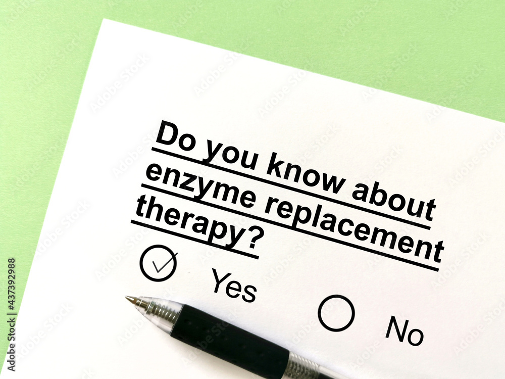 Obraz premium Questionnaire about therapy