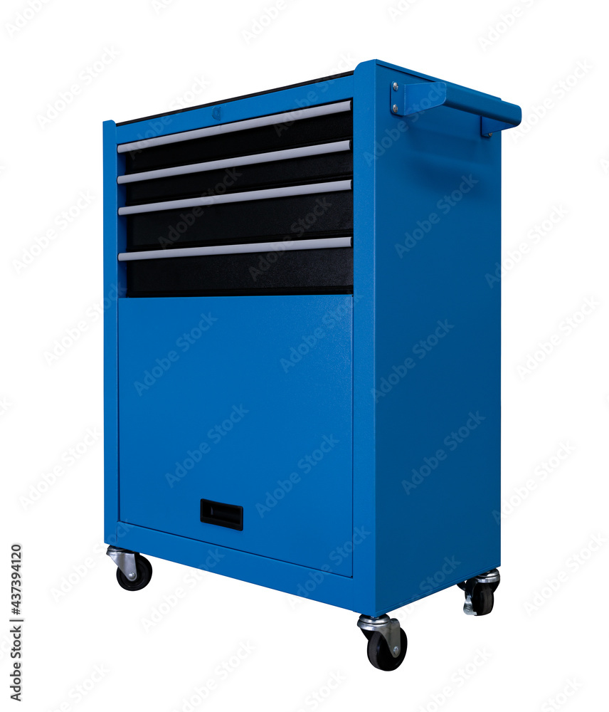 Mobile tool trolley isolated on white background. Mobile tool trolley isolated on white background.