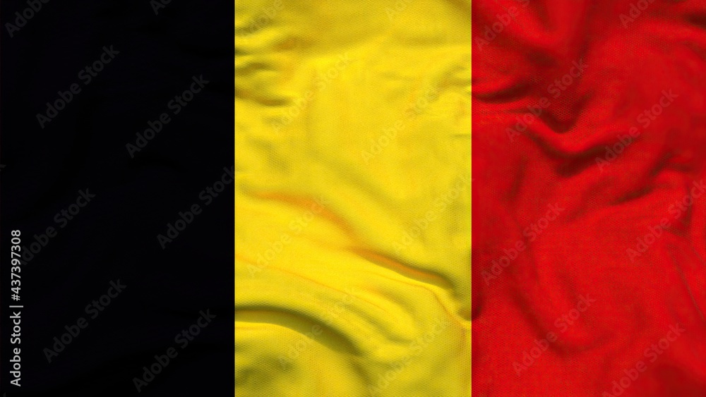 Fototapeta premium Belgium flag 4k 