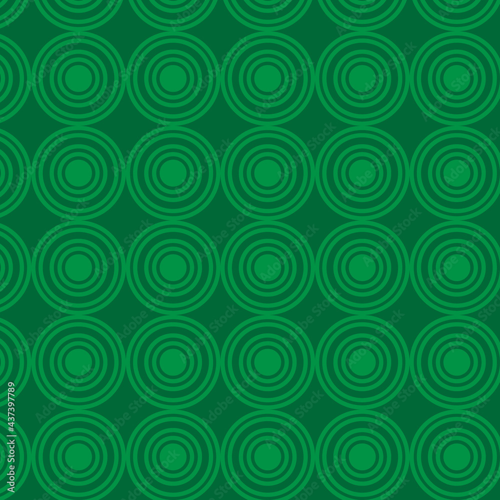 Seamless green spiral pattern background Seamless green spiral pattern background