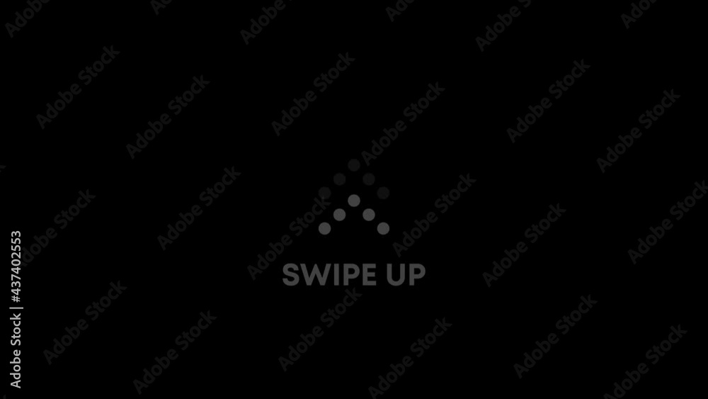 Social media swipe up arrows motion graphics animation. Alpha channel without background. Swipe up animation footage Social media swipe up arrows motion graphics animation. Alpha channel without background. Swipe up animation footage