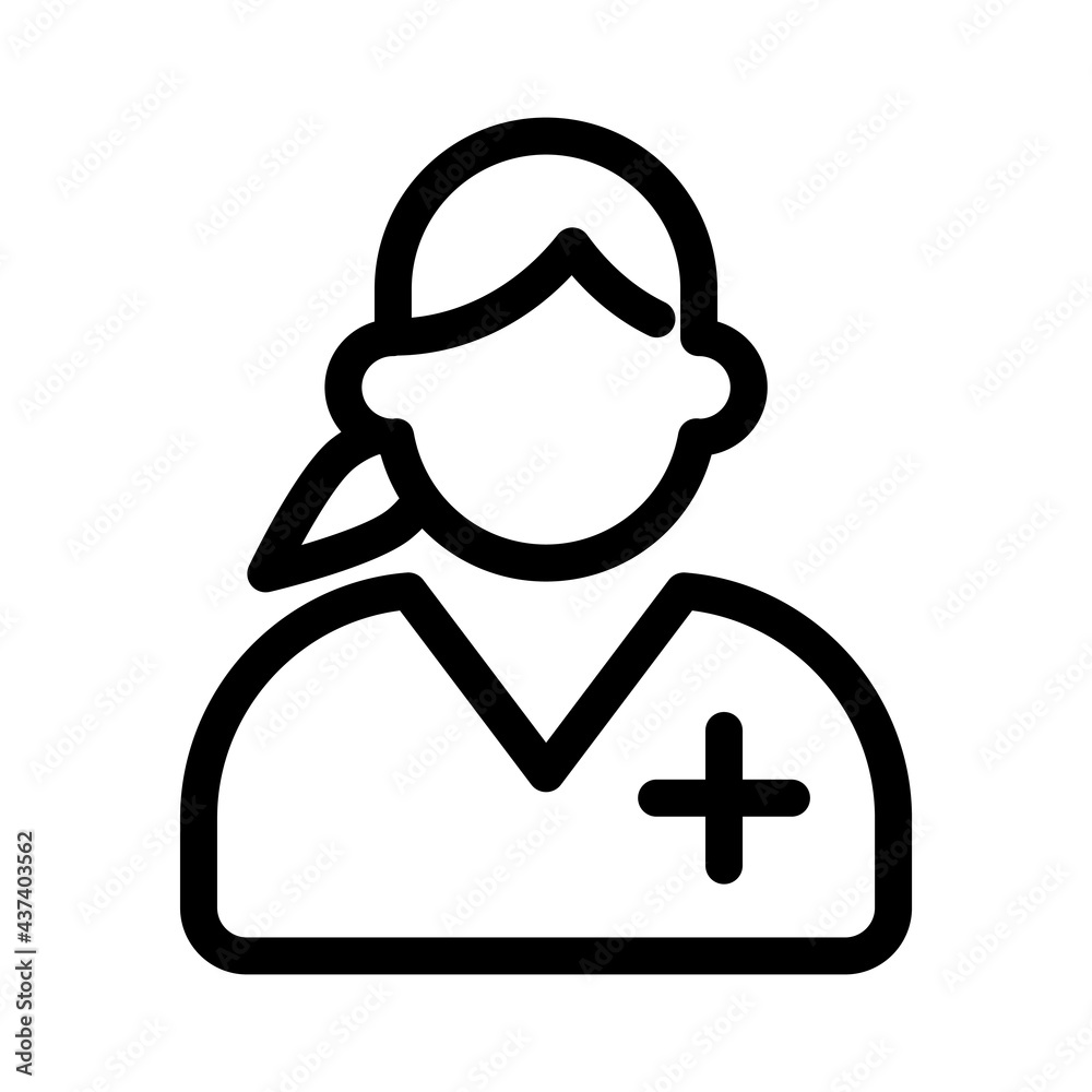 Nurses Icon Vector Art 看護師のアイコン Nurses Icon Vector Art 看護師のアイコン