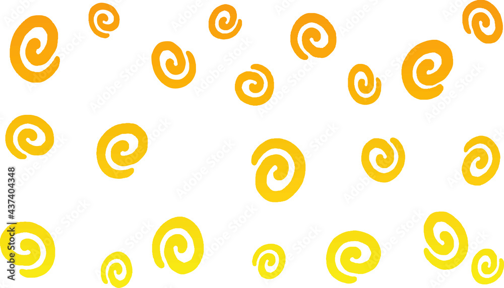 Swirl pattern yellow