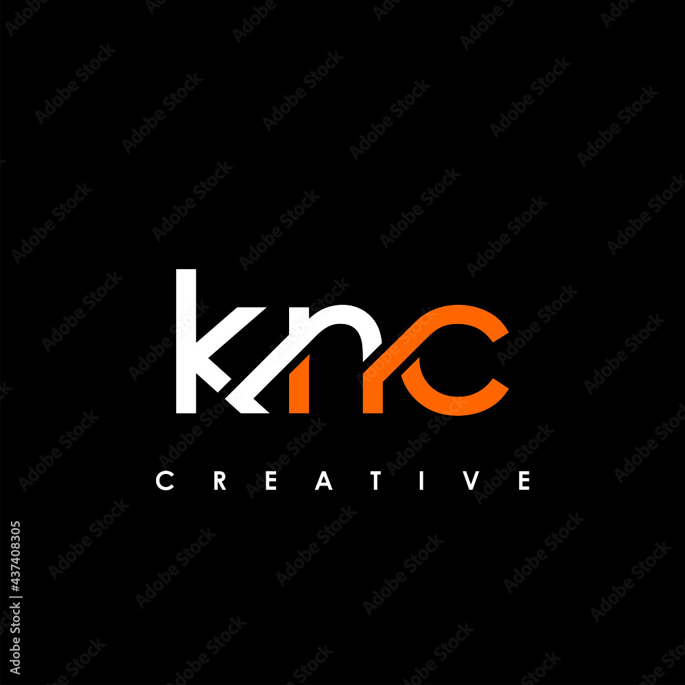 KNC Letter Initial Logo Design Template Vector Illustration KNC Letter Initial Logo Design Template Vector Illustration