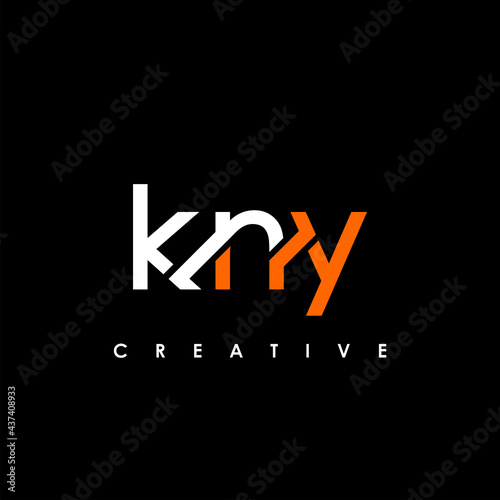 KNY Letter Initial Logo Design Template Vector Illustration
