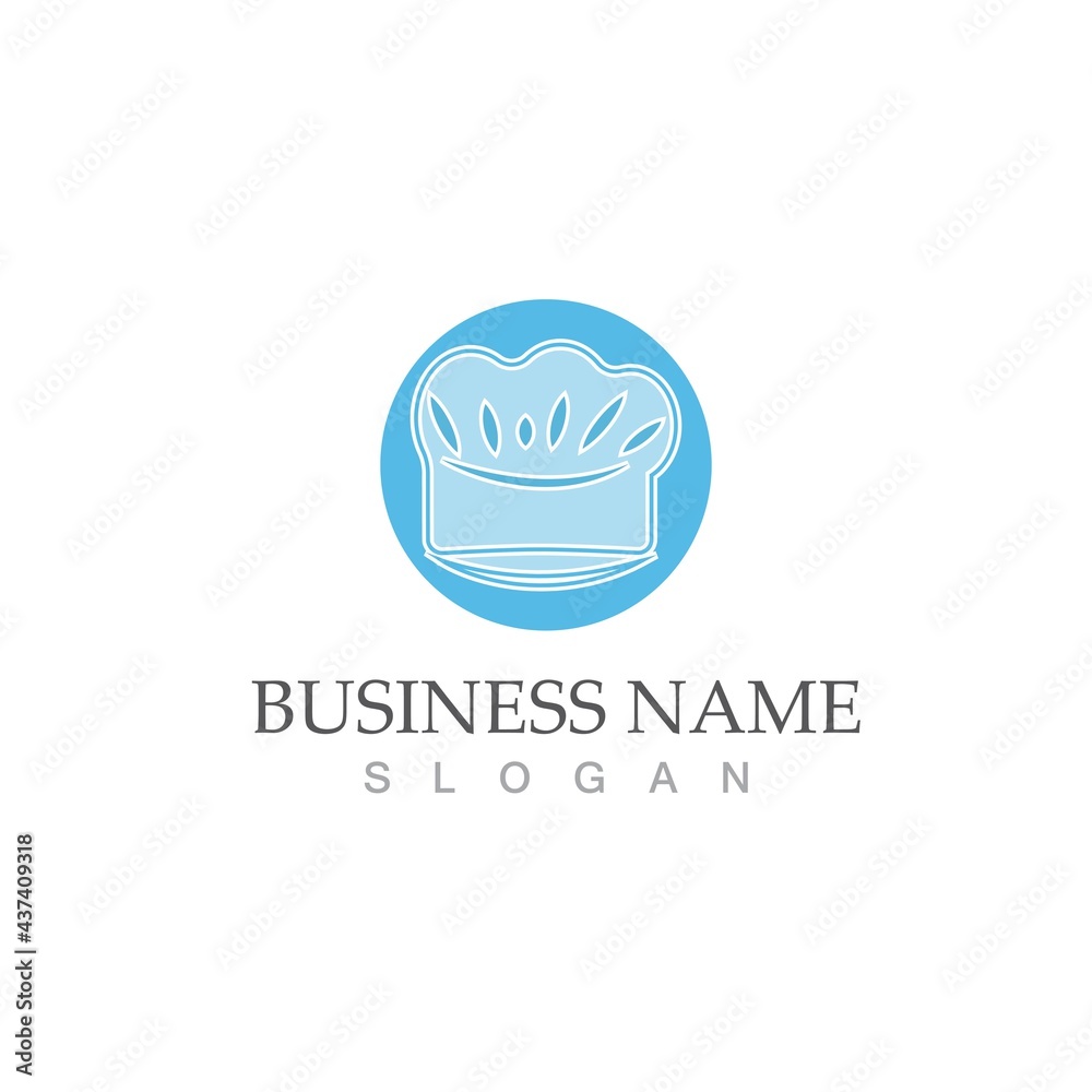 Hat chef logo template Hat chef logo template
