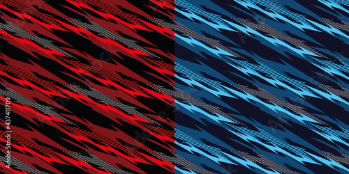 Seamless halftone camouflage abstract pattern, Military Camouflage pattern design element for Army background, printing clothes, fabrics, sport t-shirts jersey, web banners, cards and wallpapers