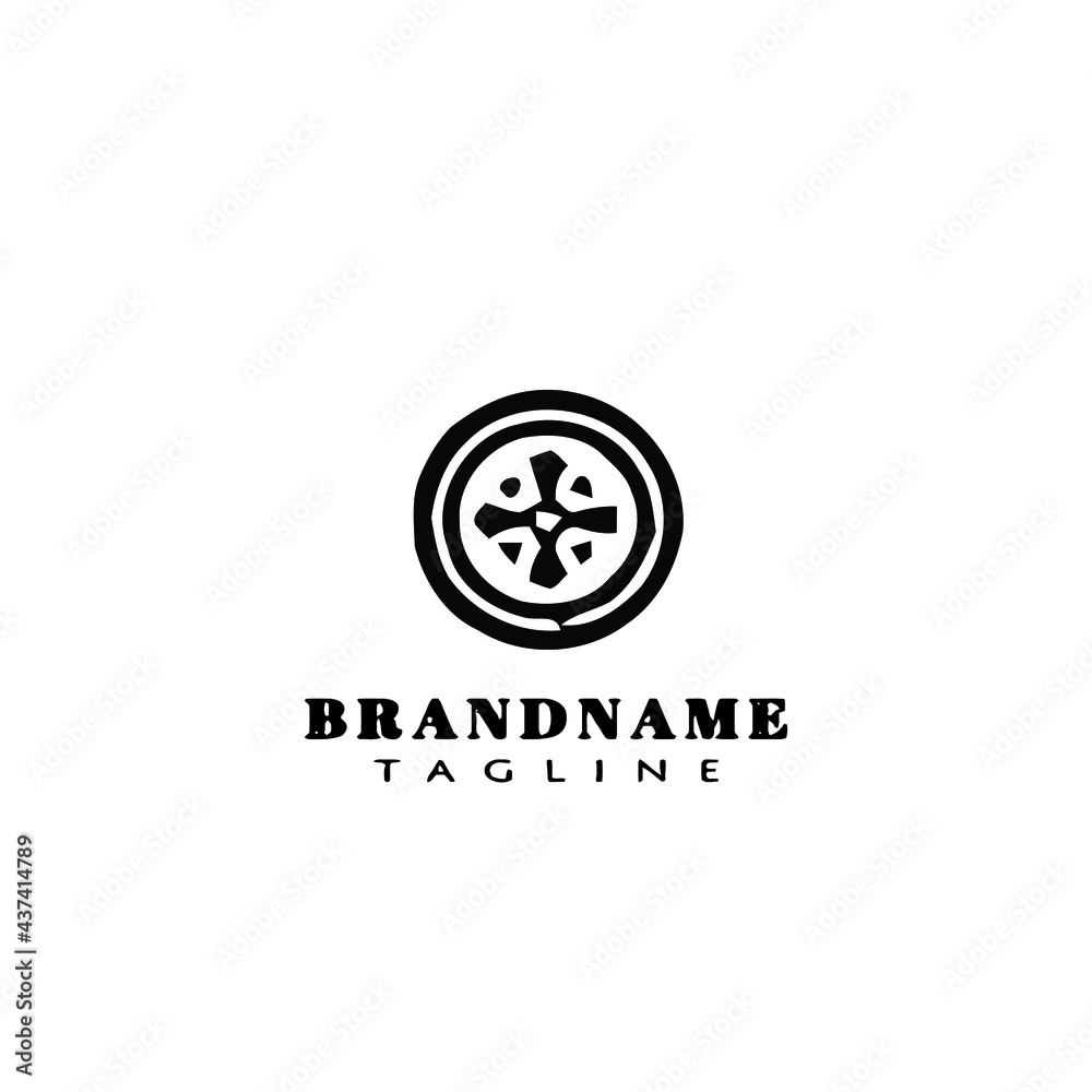 cute wheel logo cartoon icon vector illustration cute wheel logo cartoon icon vector illustration