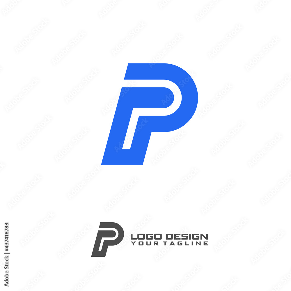 P Letter Alphabet Name Logo Design Vector P Letter Alphabet Name Logo Design Vector
