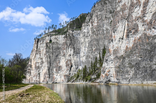 Cliffs on the Zilim River.