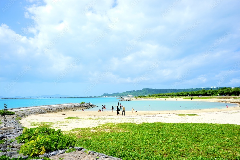 Hamahiga beach in Okinawa, Japan - 浜比嘉ビーチ 沖縄
