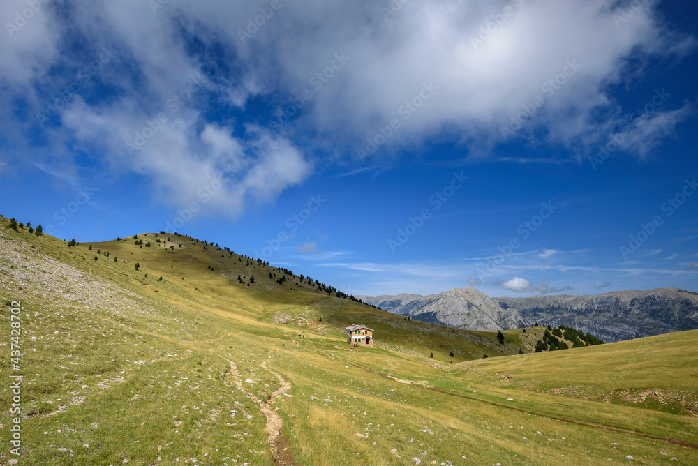 Ensija mountain range seen from near to Ensija hut (Berguedà, Catalonia, Spain, Pyrenees) Ensija mountain range seen from near to Ensija hut (Berguedà, Catalonia, Spain, Pyrenees)