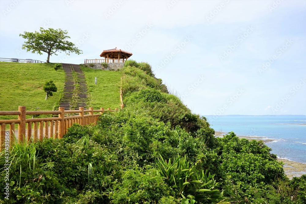 Cape Chinen Park in Okinawa, Japan - 沖縄 知念岬 公園