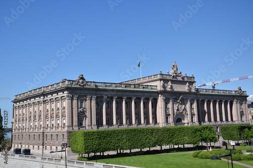 Canvas Print The Swedish riksdagen in Stockholm Sweden