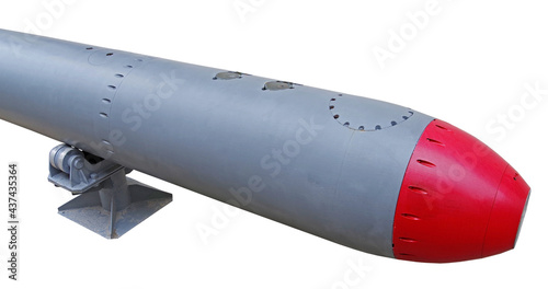 Canvastavla Torpedo isolated on white
