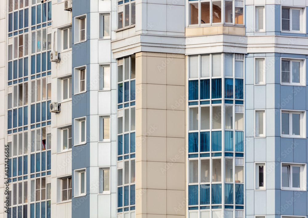 Windows in a multi-storey building