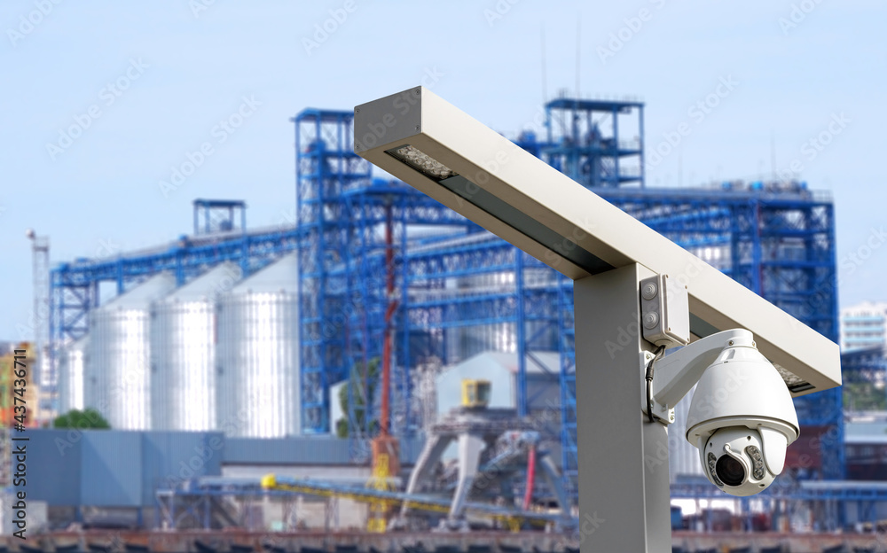 Fototapeta premium Grain terminal - transshipment complex