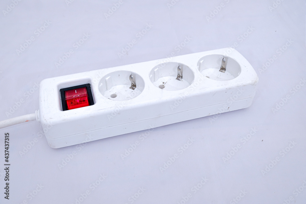 simple white power plug simple white power plug
