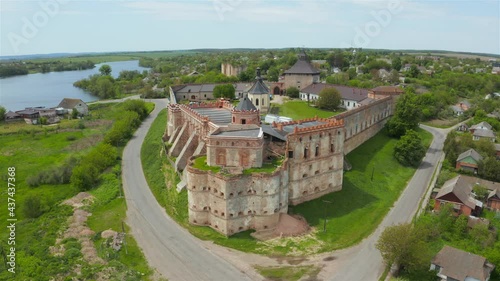 Aerial view of Medzhybizh Fortress, 
Khmelnytskyi Oblast,  Ukraine photo