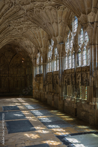 Gloucester cathedral gothic hallway 