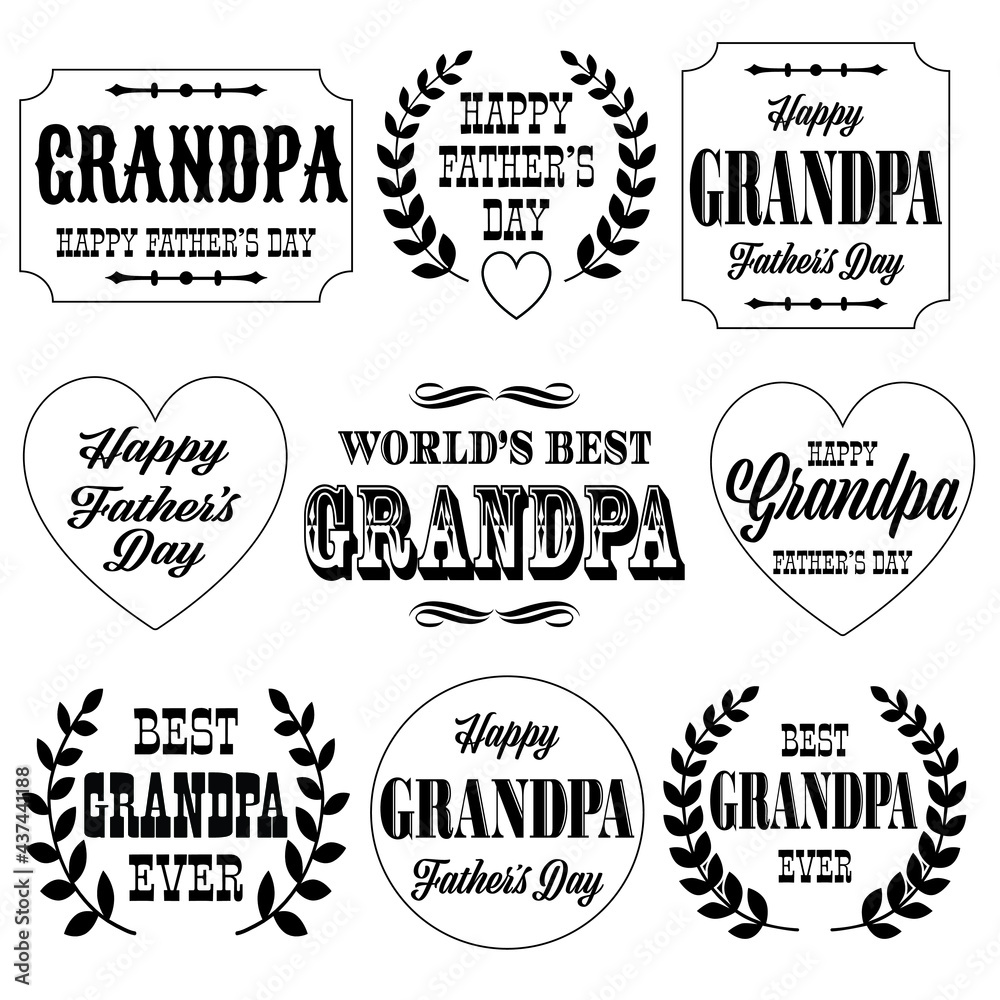 grandpa fathers day vector graphics grandpa fathers day vector graphics