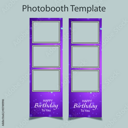 Photobooth template and booth design
