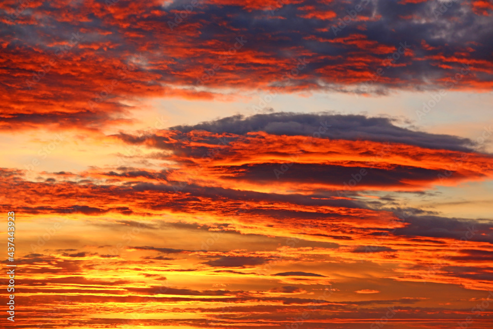 Fototapeta premium Costa Tropical sunset at Almunecar 