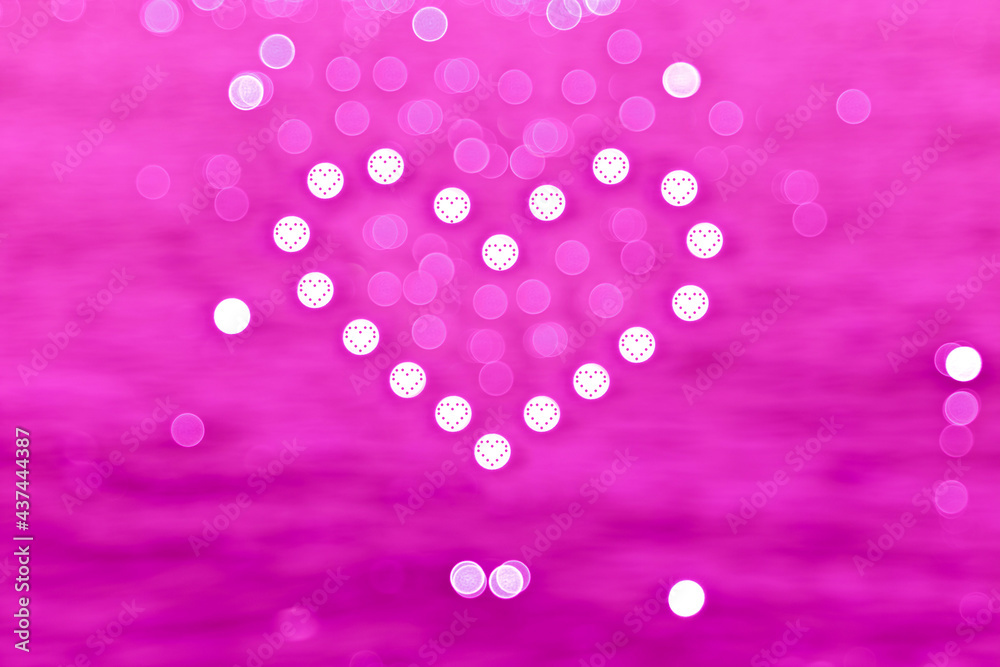Heart on pink background Heart on pink background