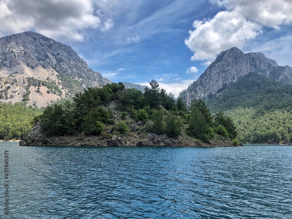 May 18, 2021, Antalya province, Turkey. Green canyon, rest in the mountains, beautiful view of nature May 18, 2021, Antalya province, Turkey. Green canyon, rest in the mountains, beautiful view of nature