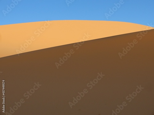 I am fascinated by the colours  shadows and sand patterns in the desert  especially in the early morning or late afternoon.  This image was taken in the Algerian Sahara late November.