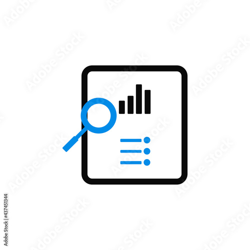 Creative business analytic icon
