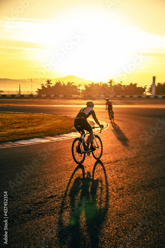 Cycling Training at the Ayrton Senna International Autodrome, in Goiânia, Brazil. © Djalma