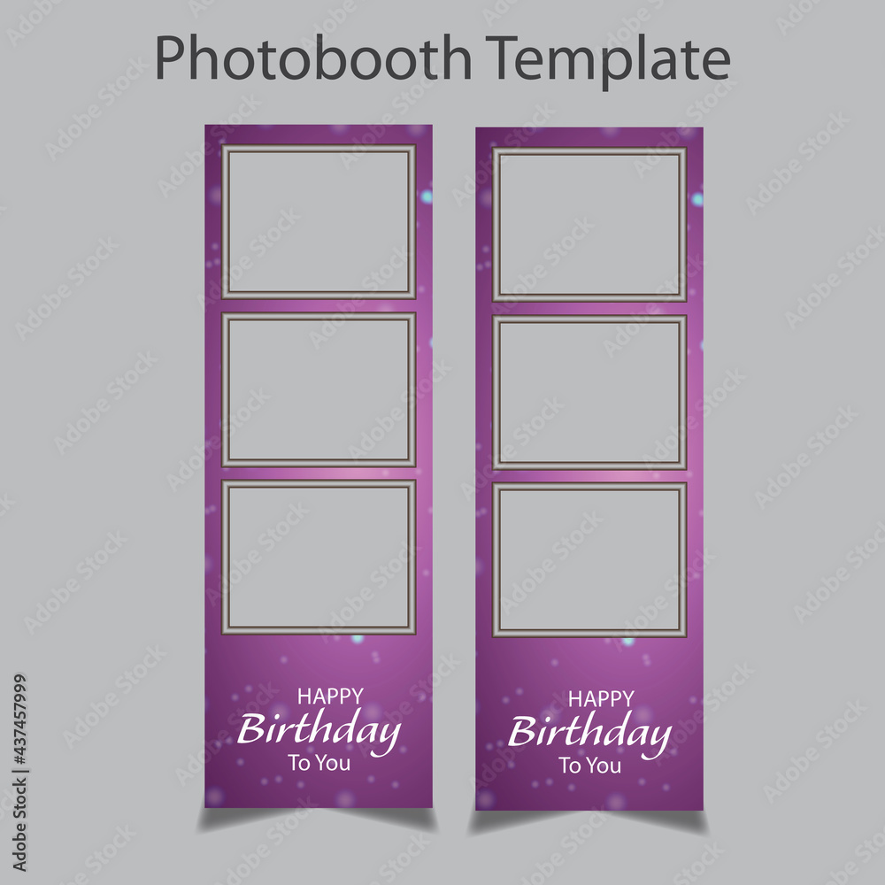 Photobooth template and booth design