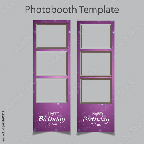 Photobooth template and booth design